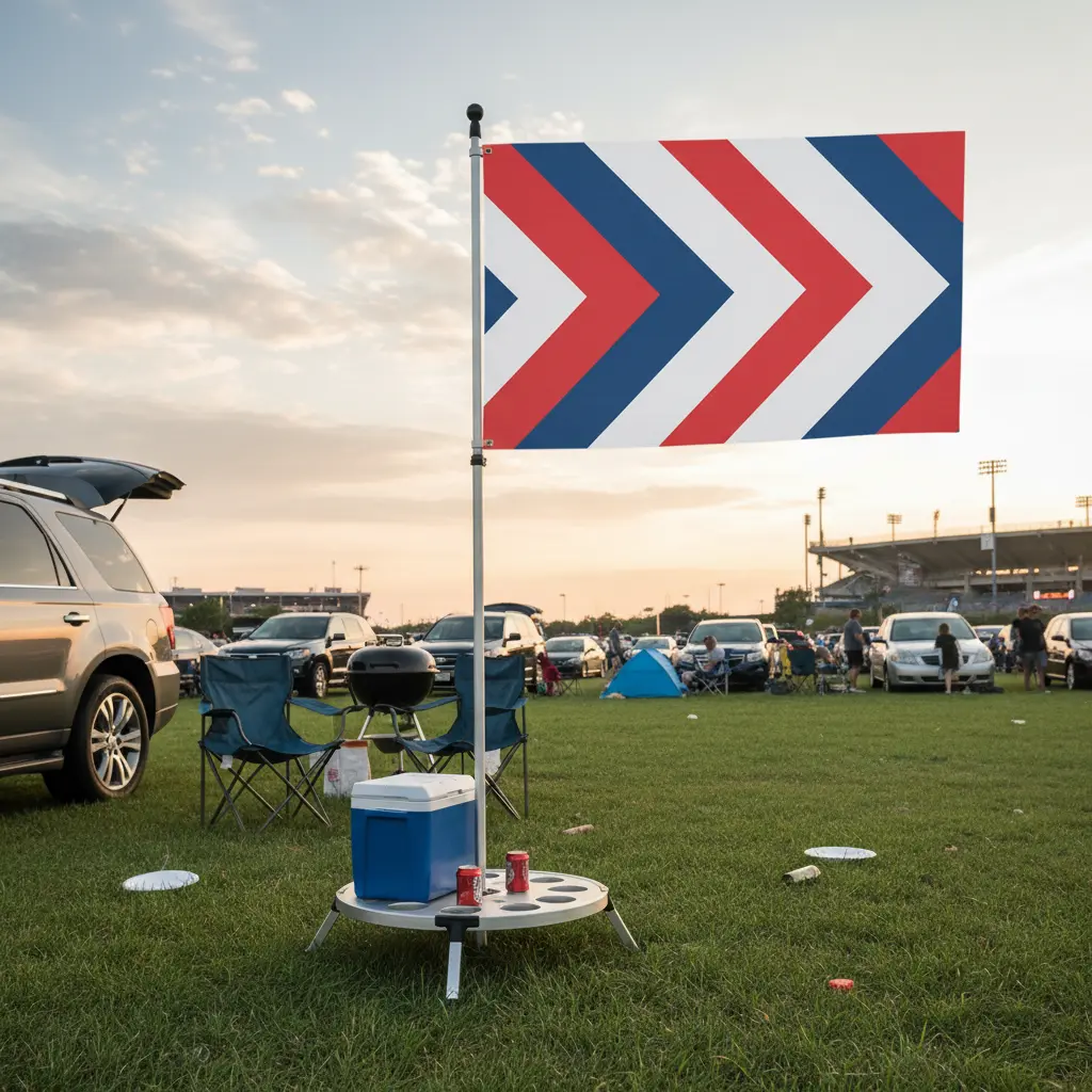 Office Flag Stand For Tailgating Events