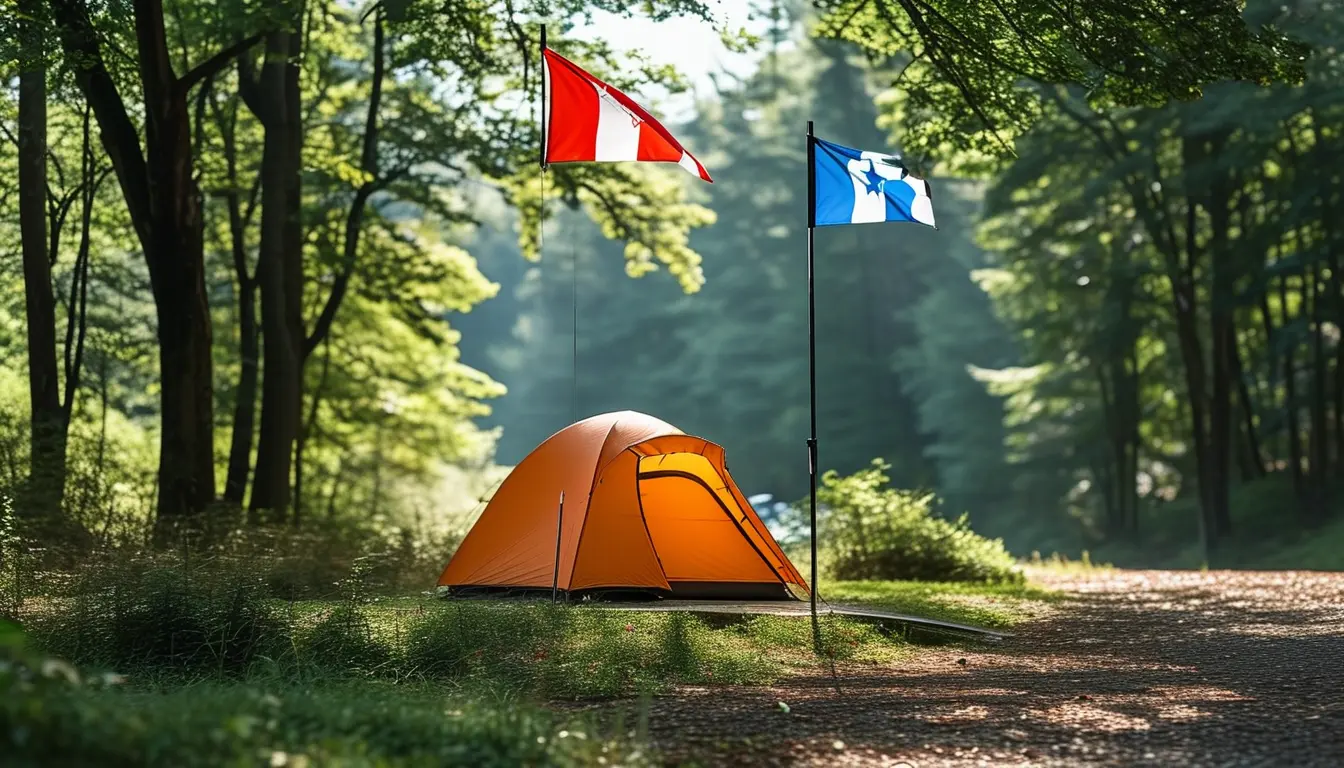 Fiberglass Flagpole For Campsites And RVs