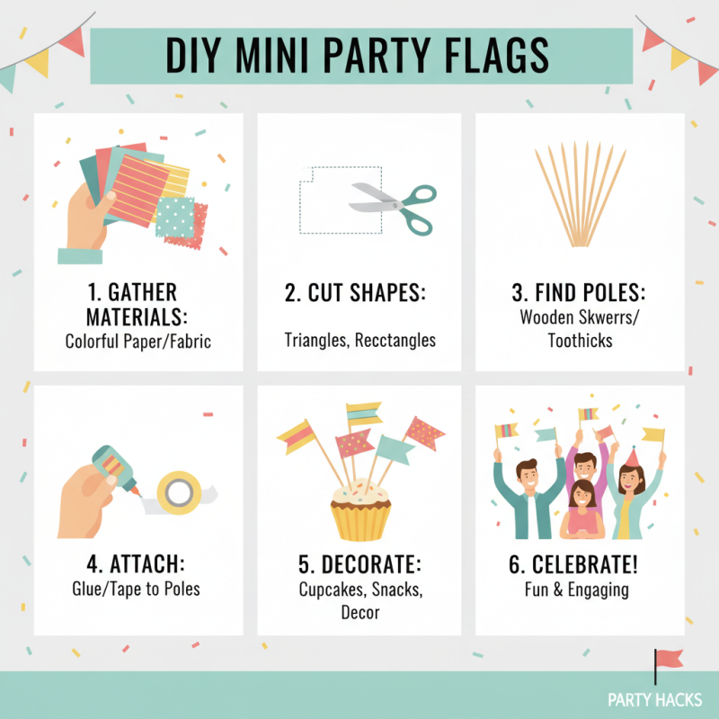 How to Make Mini Flags for Parties and Events?