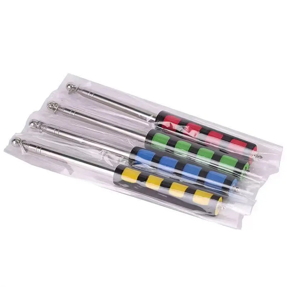 3-Hand-held stainless steel telescopic flagpole