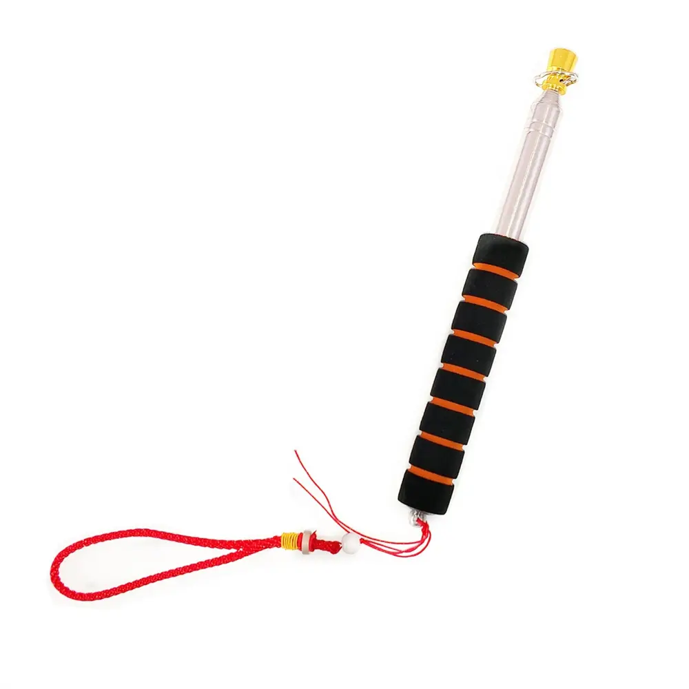 2-Hand-held stainless steel telescopic flagpole