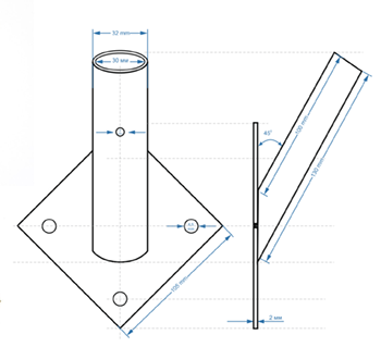 cad-custom-gold-1-way-flagpole-holder-wall-mount.png