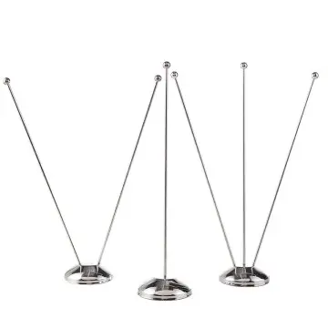 Affordable multi-pole metal desktop flagpole