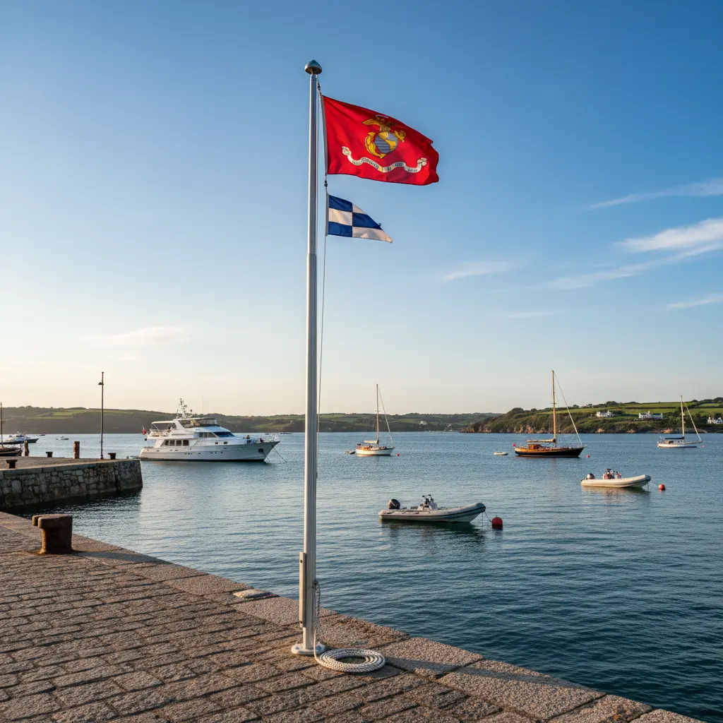 Flag Pole For Marine And Boats