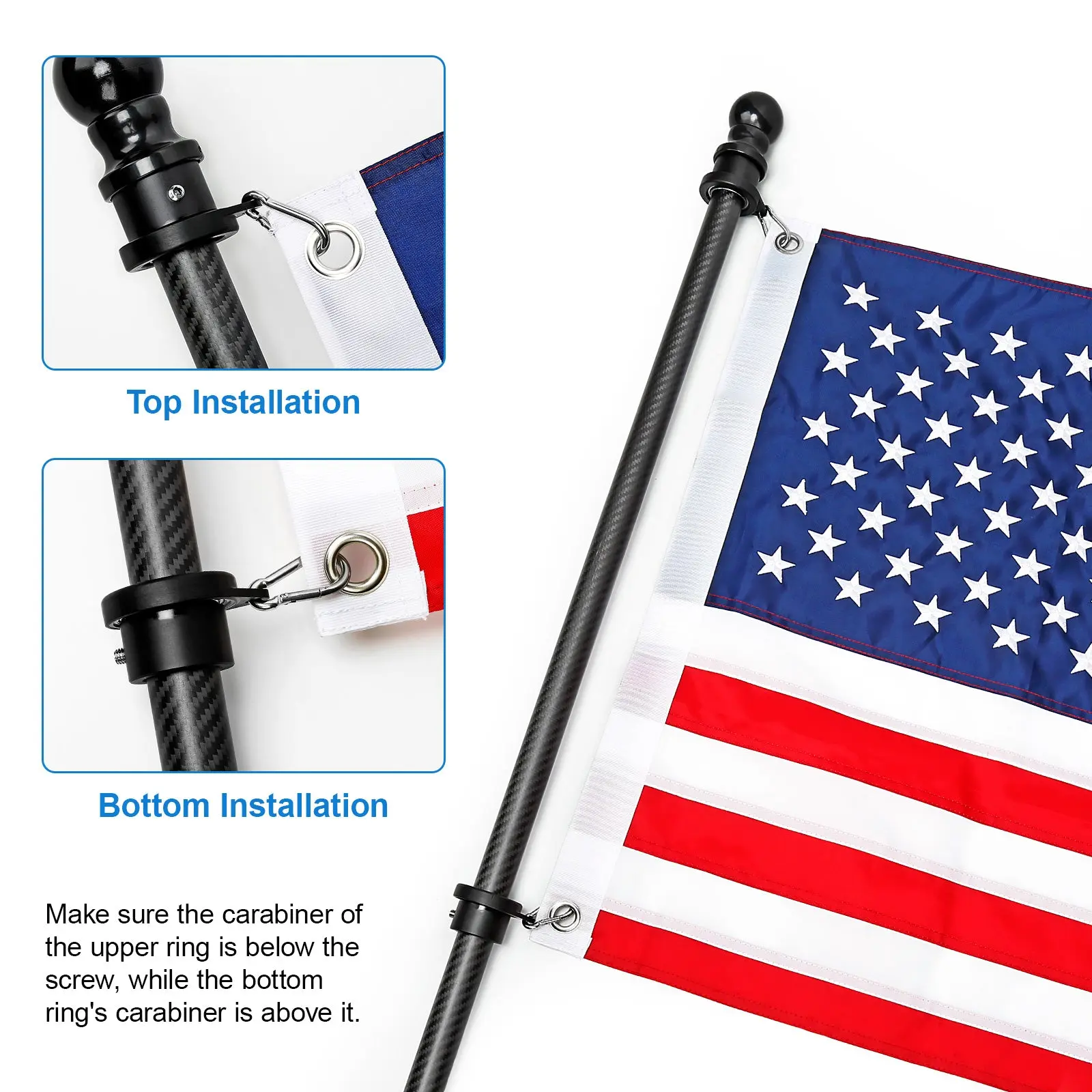 4-metal Flag Rings