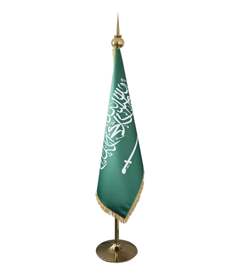 Custom 600D Heavy-Duty Satin Indoor Flags: Premium Draping Flags for Ceremonial and Official Displays