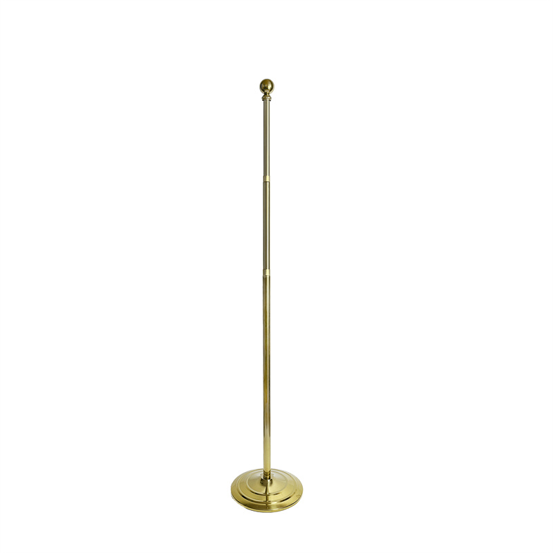 Classic Stainless Steel Indoor Flagpole for Commercial Buildings