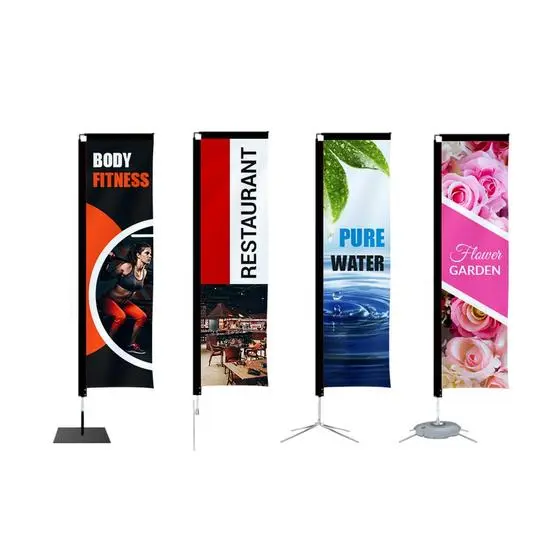 Custom Rectangular Beach Flag