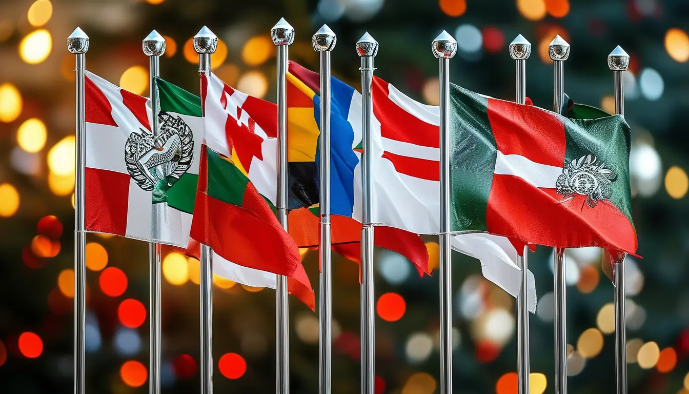 Aluminum Flagpole For Festive Celebrations