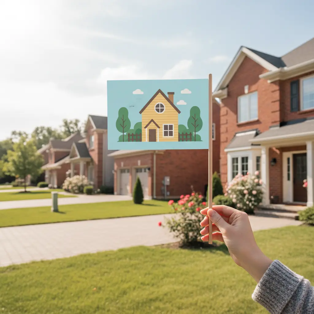 Hand Flag For Residential Homes