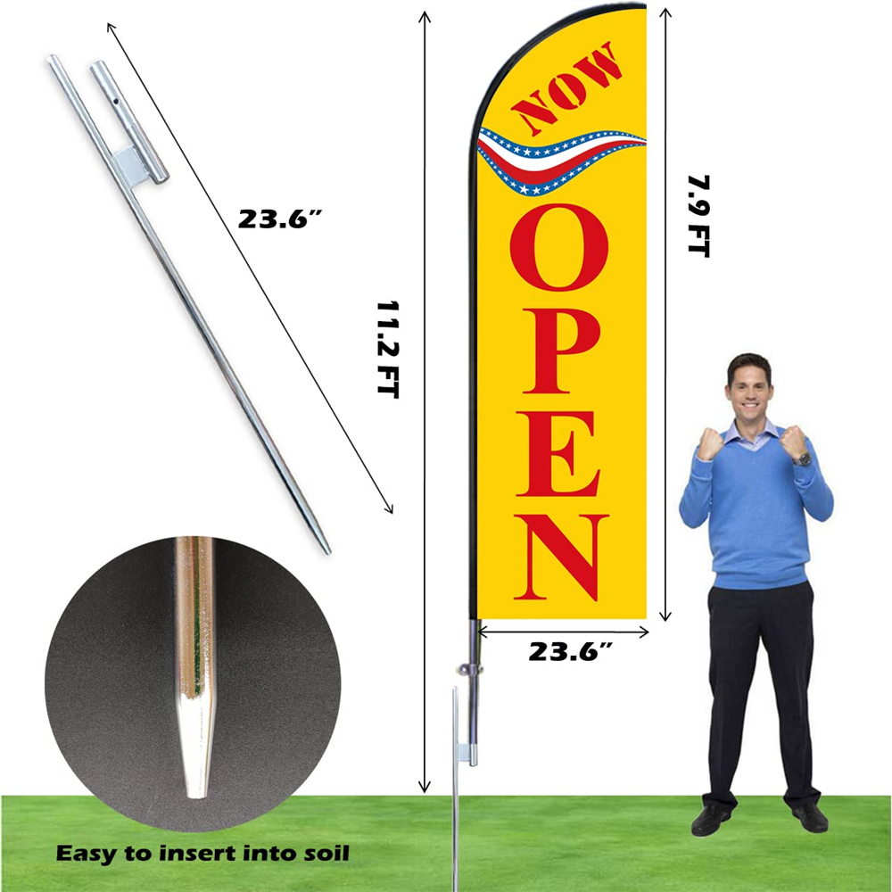 1-feather flag pole