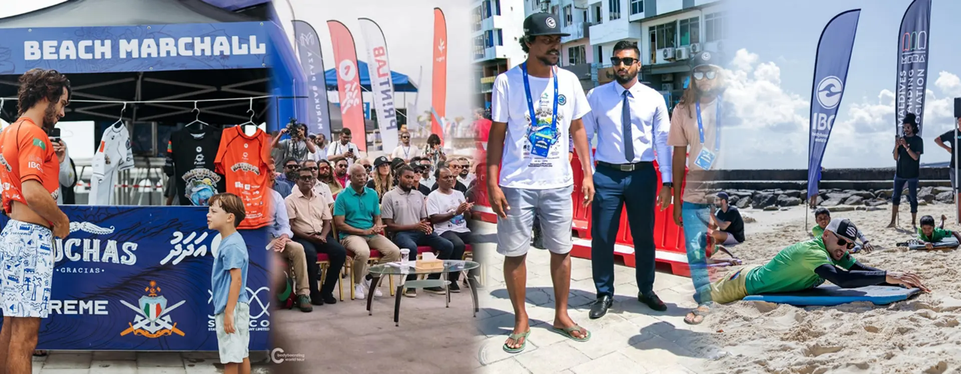 Maldives IBC bodyboarding world tour project