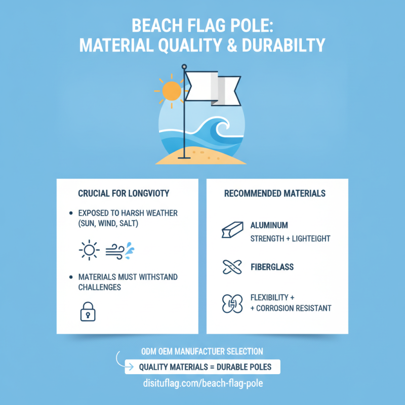 How to Choose the Right ODM OEM Beach Flag Pole Manufacturer?