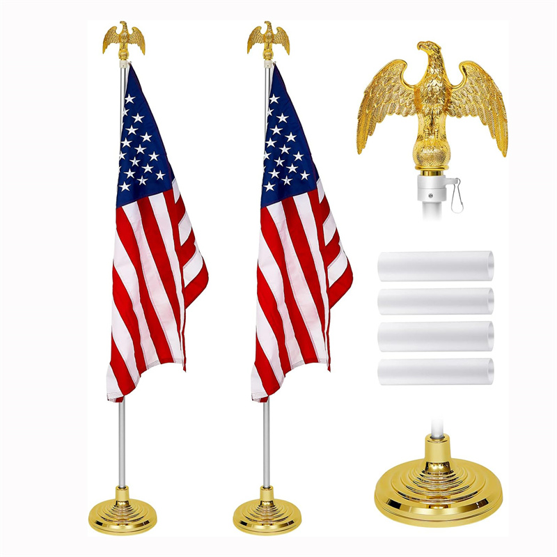 8ft Eagle Head Indoor Flag Pole For America02.jpg